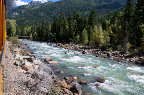 The Durango to Silverton Narrow Gauge Railway Colorado USA