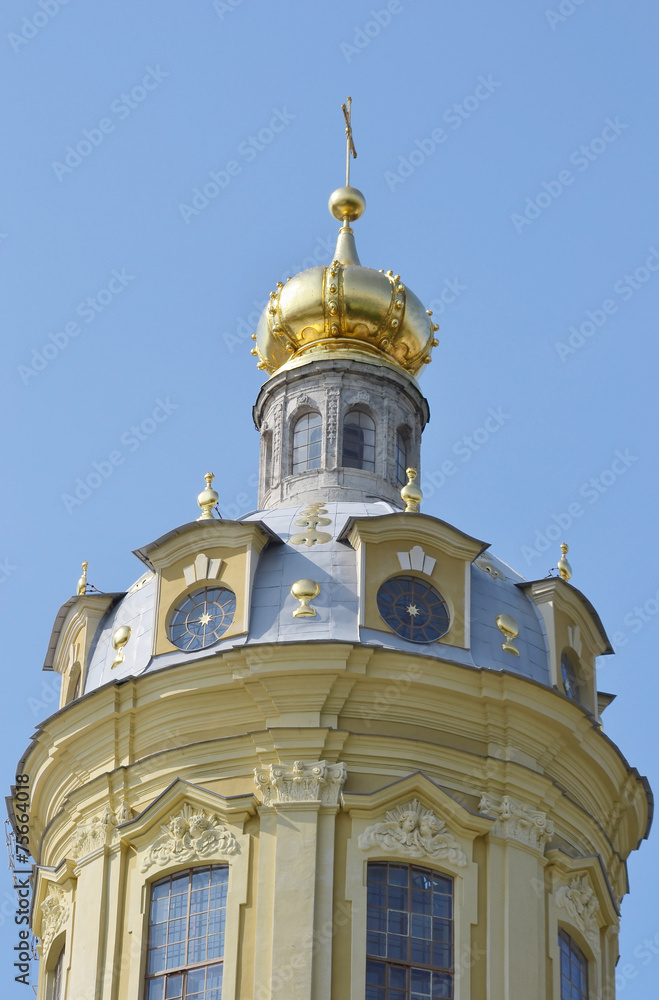 Fragment of Peter and Paul Cathedral