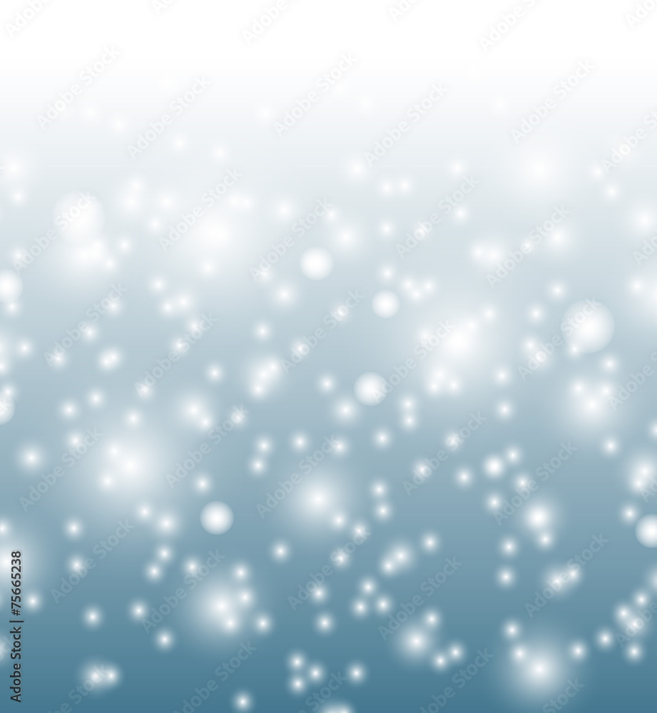 Christmas snowy blurred background vector