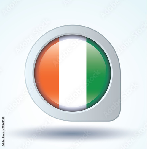 Flag set of cote d ivoire, vector illustration Free Download Flag set of cote d ivoire, vector illustration - GFXLoad