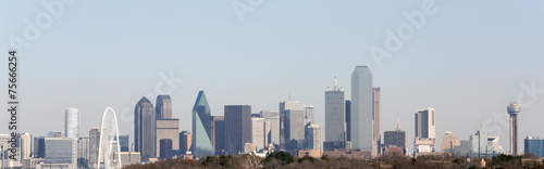 Downtown Dallas, Reunion Tower, Margaret Hunt Bridge photo