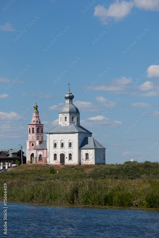 building of ancient Russian Orthodox Church