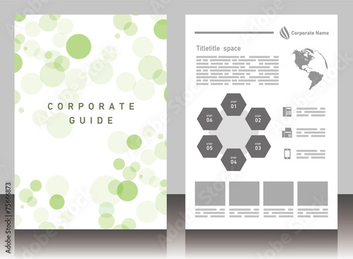 パンフレット・テンプレート・素材