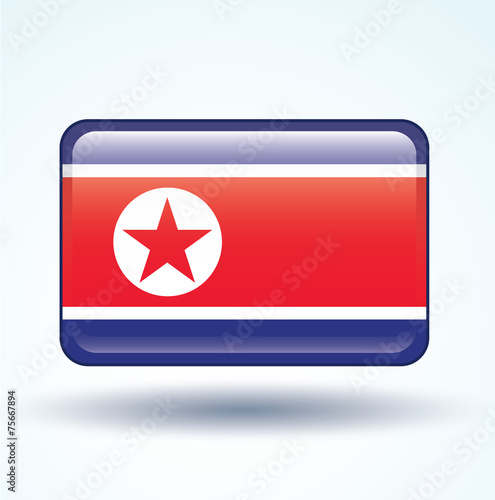 Free Download Flag set of north korea, vector illustration - GFXLoad