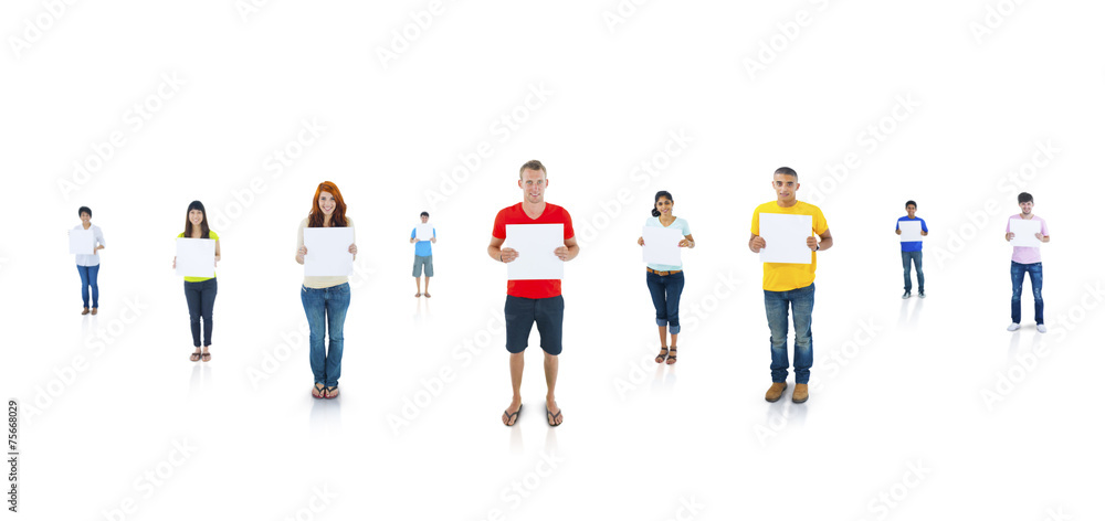 Fototapeta premium Diverse Diversity Ethnic Ethnicity Variation Unity Team Concept