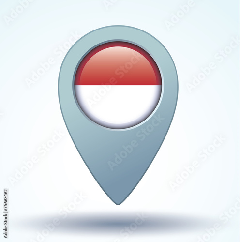 Flag set of Indonesia, vector illustration Free Download Flag set of Indonesia, vector illustration - GFXLoad