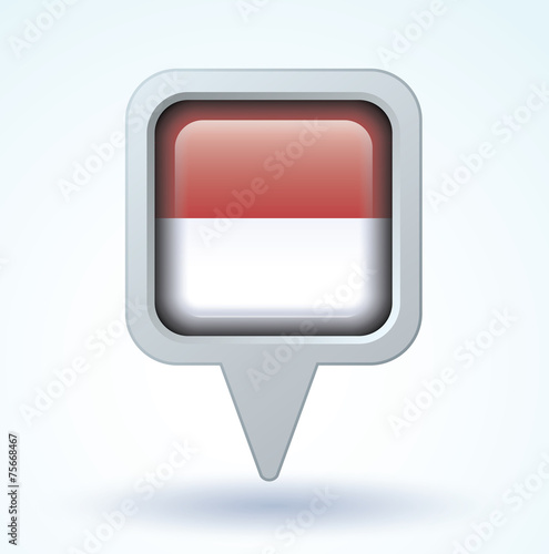 Flag set of Indonesia, vector illustration Free Download Flag set of Indonesia, vector illustration - GFXLoad