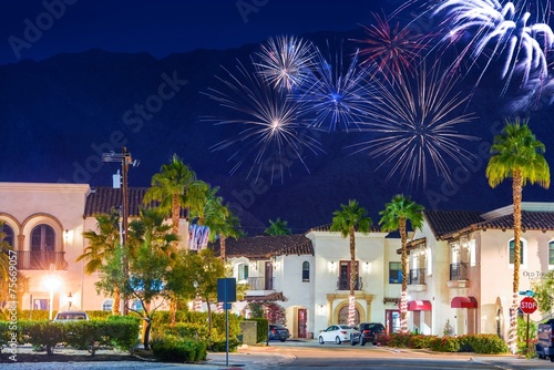 Photography Old Town La Quinta Fireworks