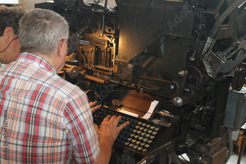 Linotype Machine photo