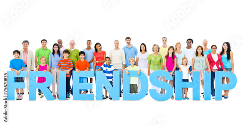 Friendship Togetherness Diverse Ethnic Team Concept