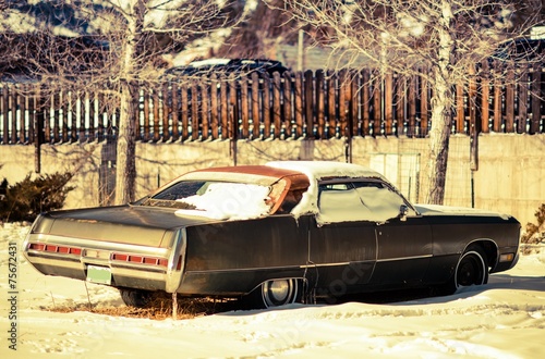 Rusty American Classic Car