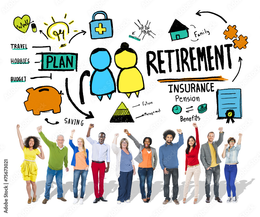 Diversity Casual People Retirement Celebration Career Goal