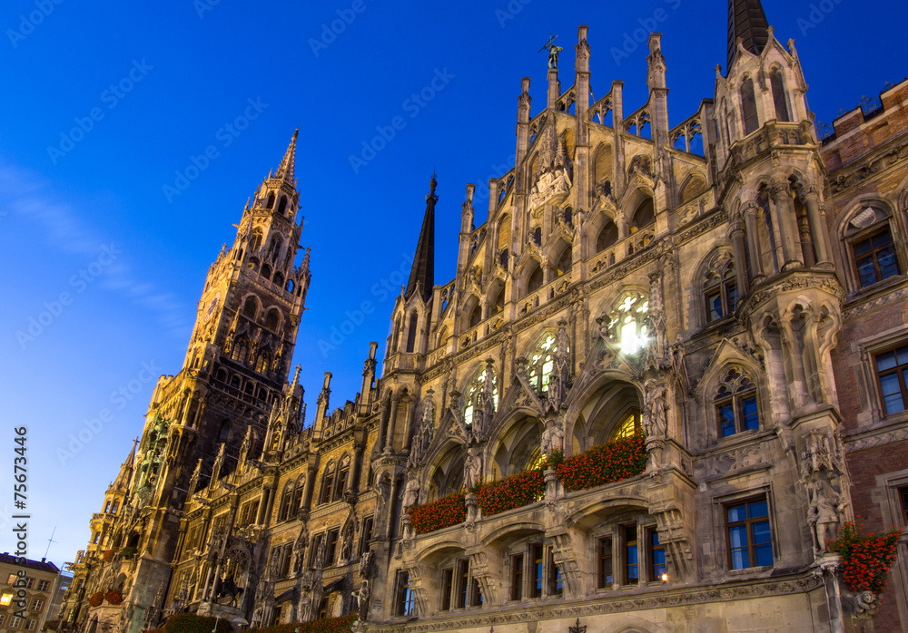 Fototapeta premium New town hall in Munich, Germany