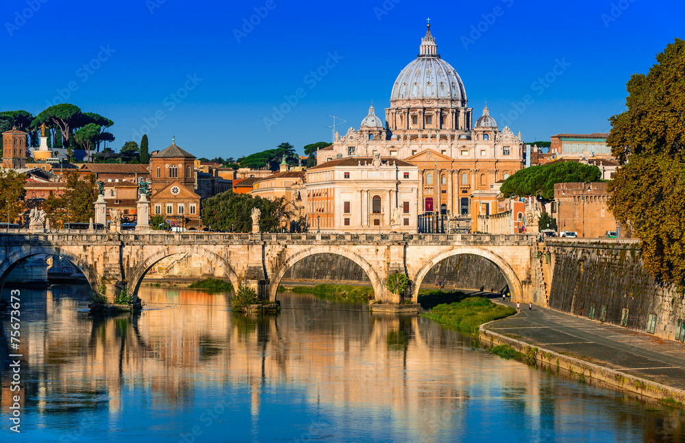 Naklejka premium Watykan, Rzym, Włochy