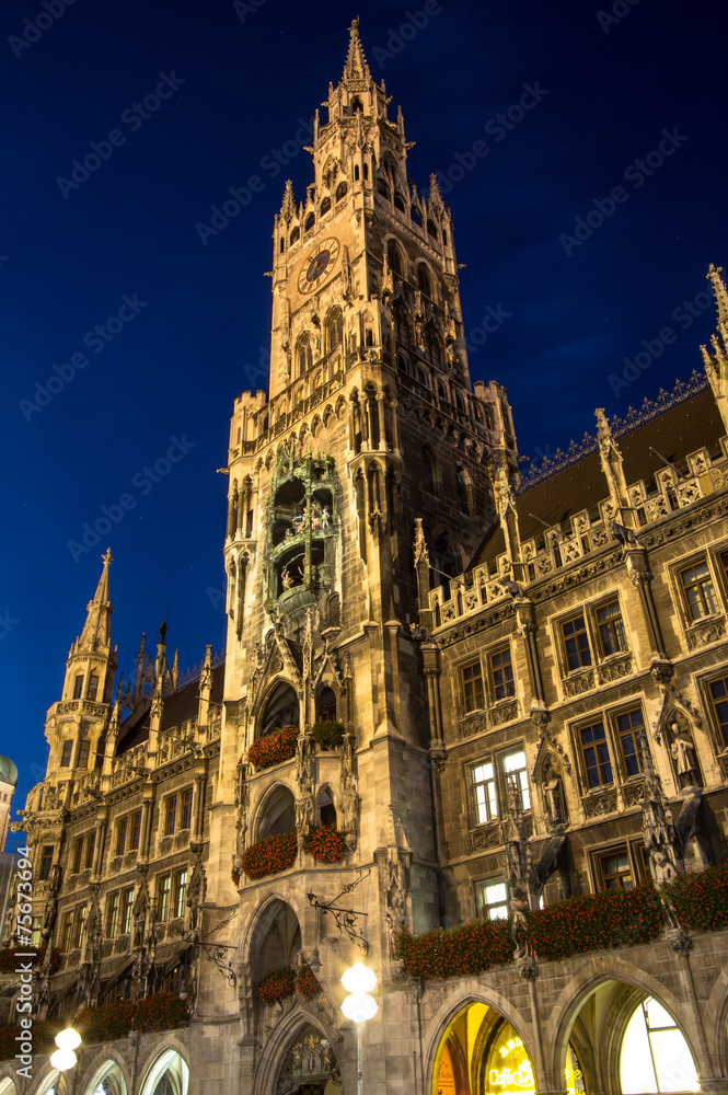 New town hall in Munich, Germany