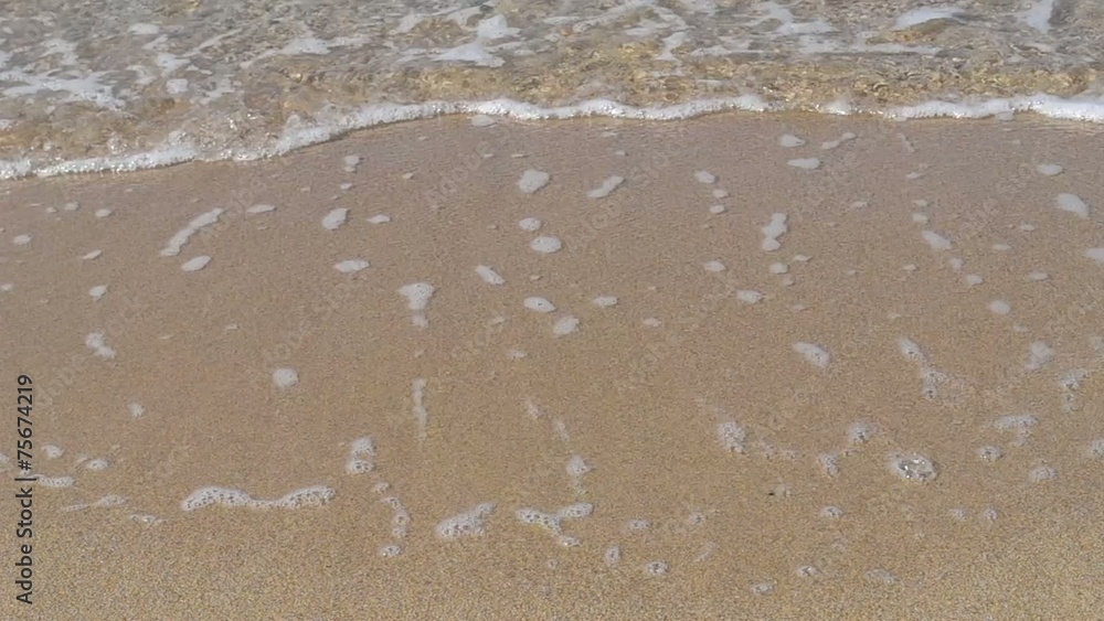 sea water by the sandy foreshore sea water by the sandy foreshore