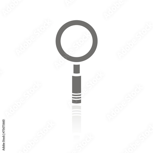 Icono lupa FB reflejo