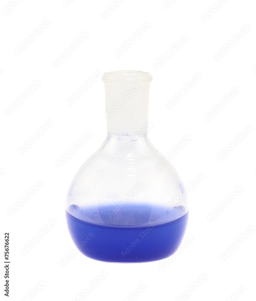 Erlenmeyer flask filled with liquid Erlenmeyer flask filled with liquid