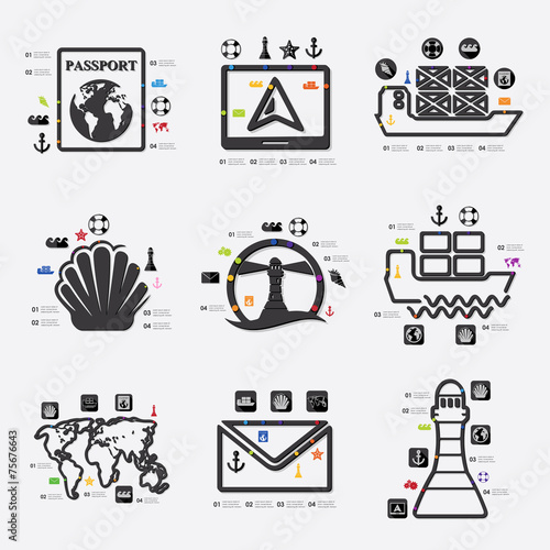 maritime trucking infographic