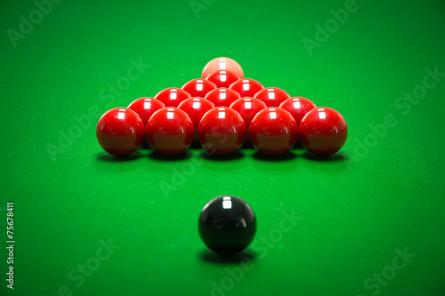 snooker balls set photo