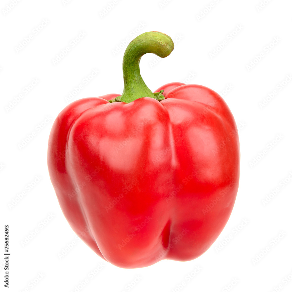 bell pepper isolated on white bell pepper isolated on white