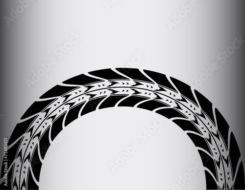 tire track background