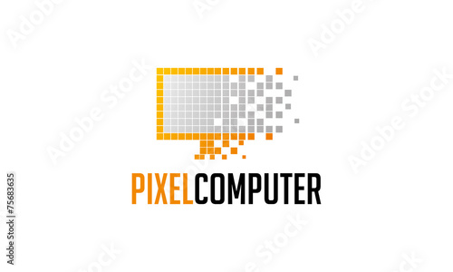 Pixel Computer Logo