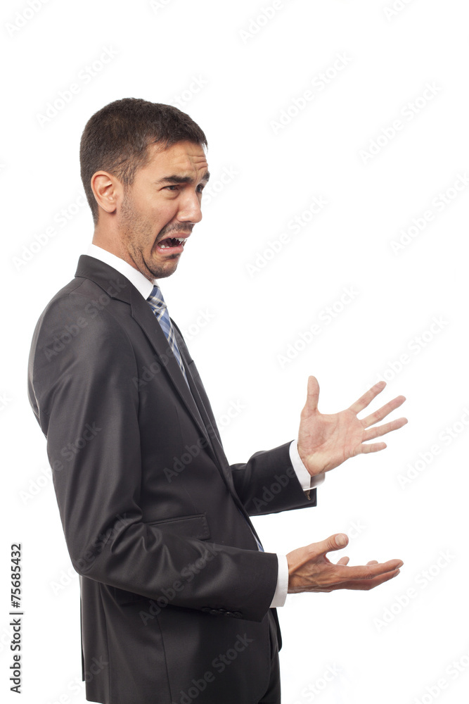 Depressed businessman Depressed businessman