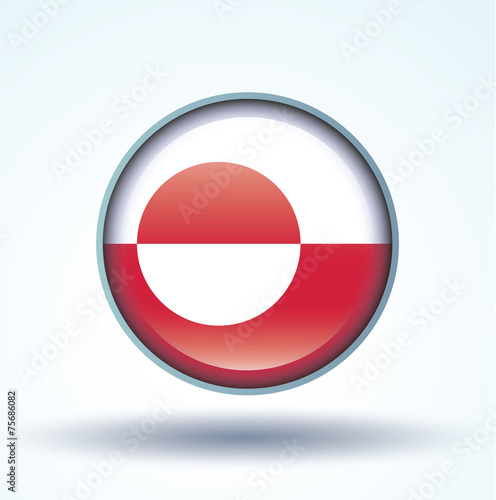 Free Download Flag of Greenland, vector illustration - GFXLoad