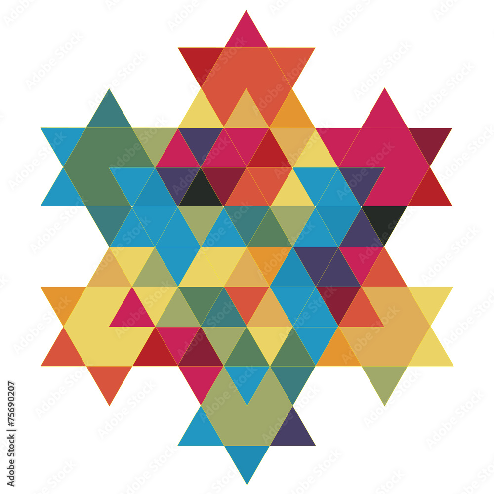 Obraz premium Magen David Fractal 02