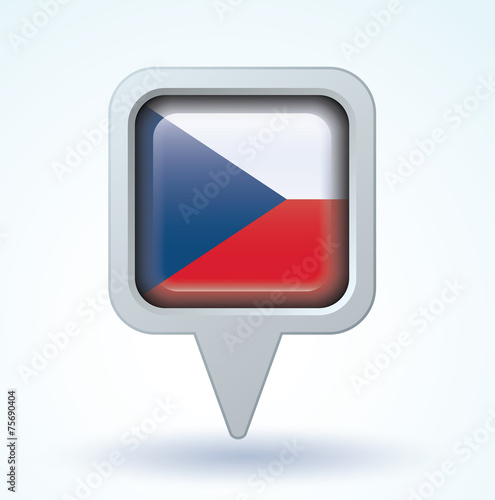Free Download Flag set of czech republic, vector illustration - GFXLoad