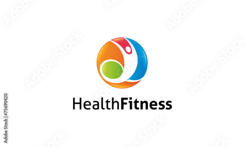 Health Fitness Logo