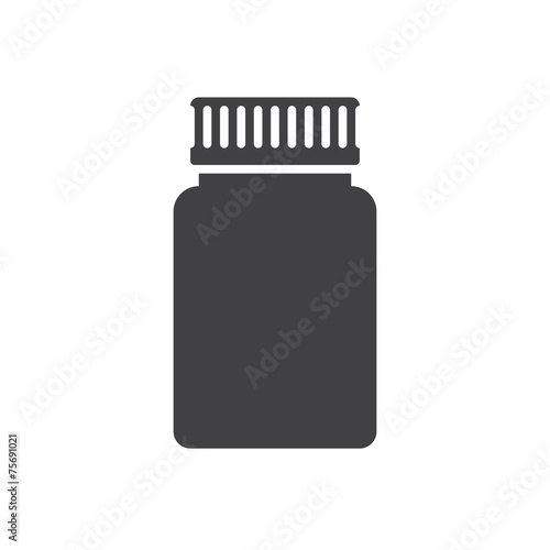 Medical bottle icon
