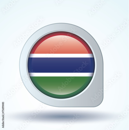 Free Download Flag set of Gambia, vector illustration - GFXLoad