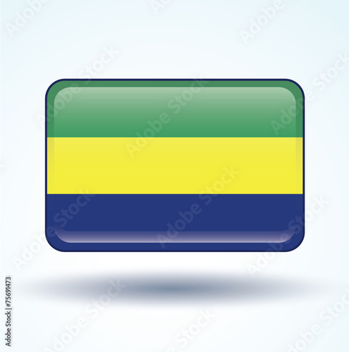 Flag set of Gabon, vector illustration Free Download Flag set of Gabon, vector illustration - GFXLoad