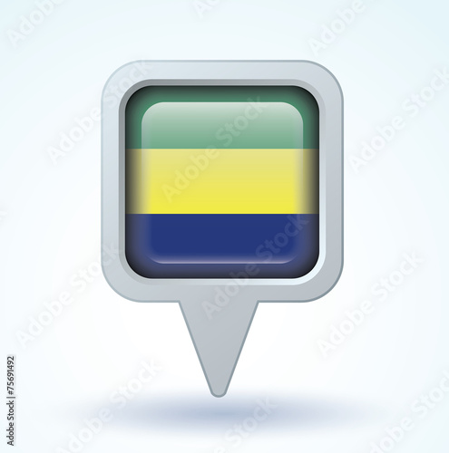Flag set of Gabon, vector illustration Free Download Flag set of Gabon, vector illustration - GFXLoad