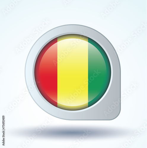 Flag set of guinean, vector illustration Free Download Flag set of guinean, vector illustration - GFXLoad