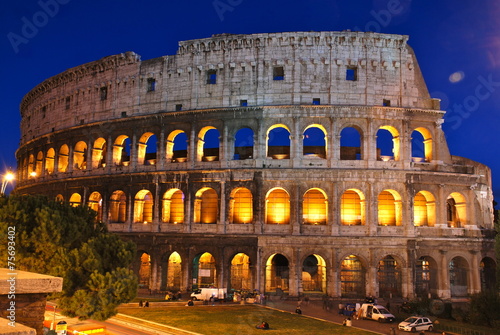 Coliseum, also known as the Flavian Amphitheatre, Rome, Italy