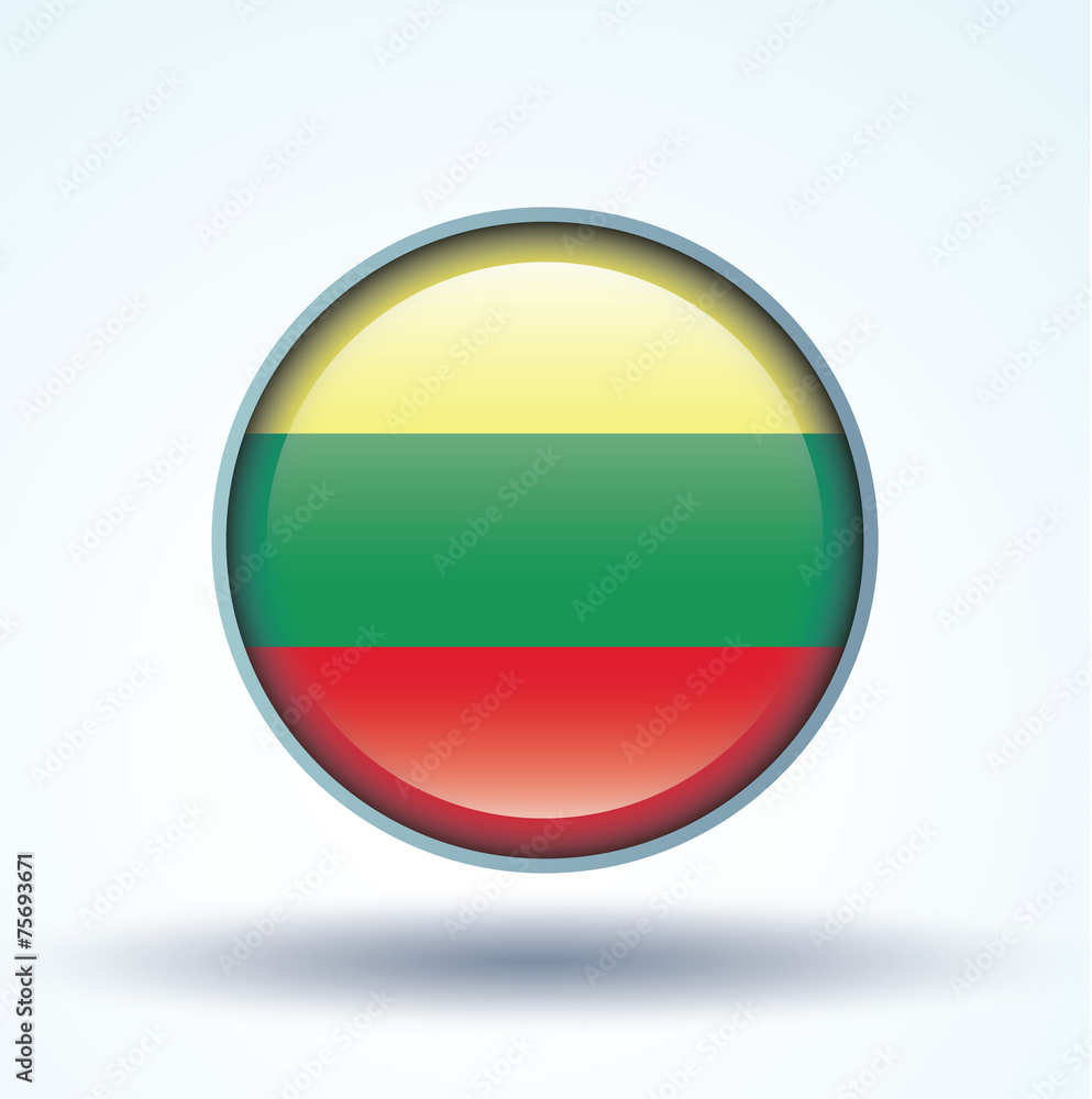 Flag set of Lithuania, vector illustration Flag set of Lithuania, vector illustration