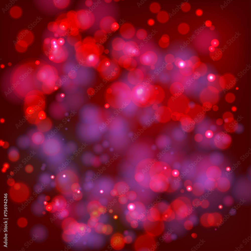 Abstract red background with bokeh Abstract red background with bokeh