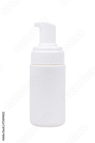 Gel Foam or Liquid Soap Dispenser Pump Plastic white Bottle