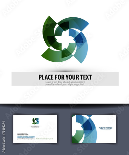Business. Logo, icon, emblem, template, business card