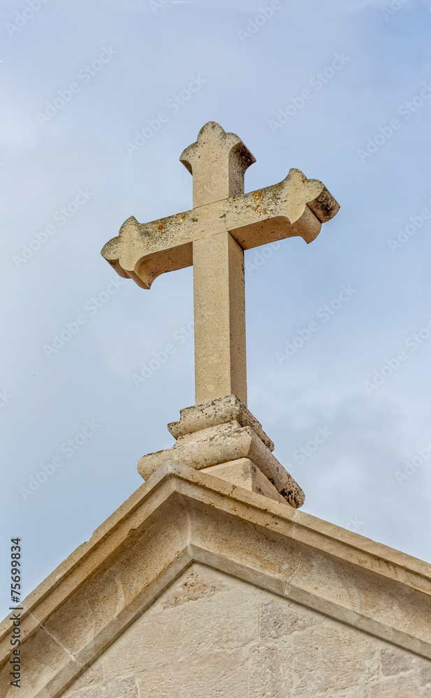 Supetar church cross