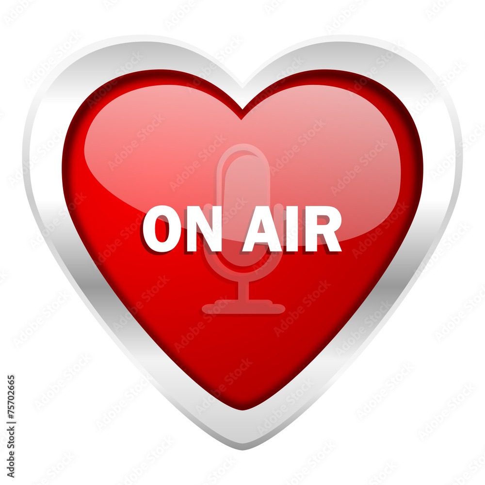 on air valentine icon on air valentine icon