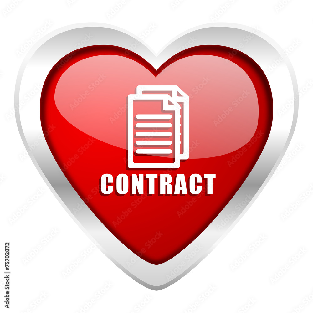 contract valentine icon contract valentine icon