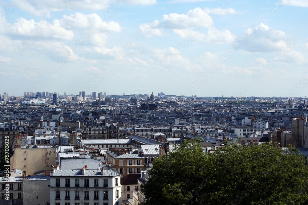 Naklejka premium tetti di parigi