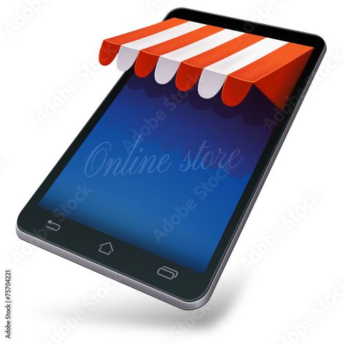 Online store in mobile device