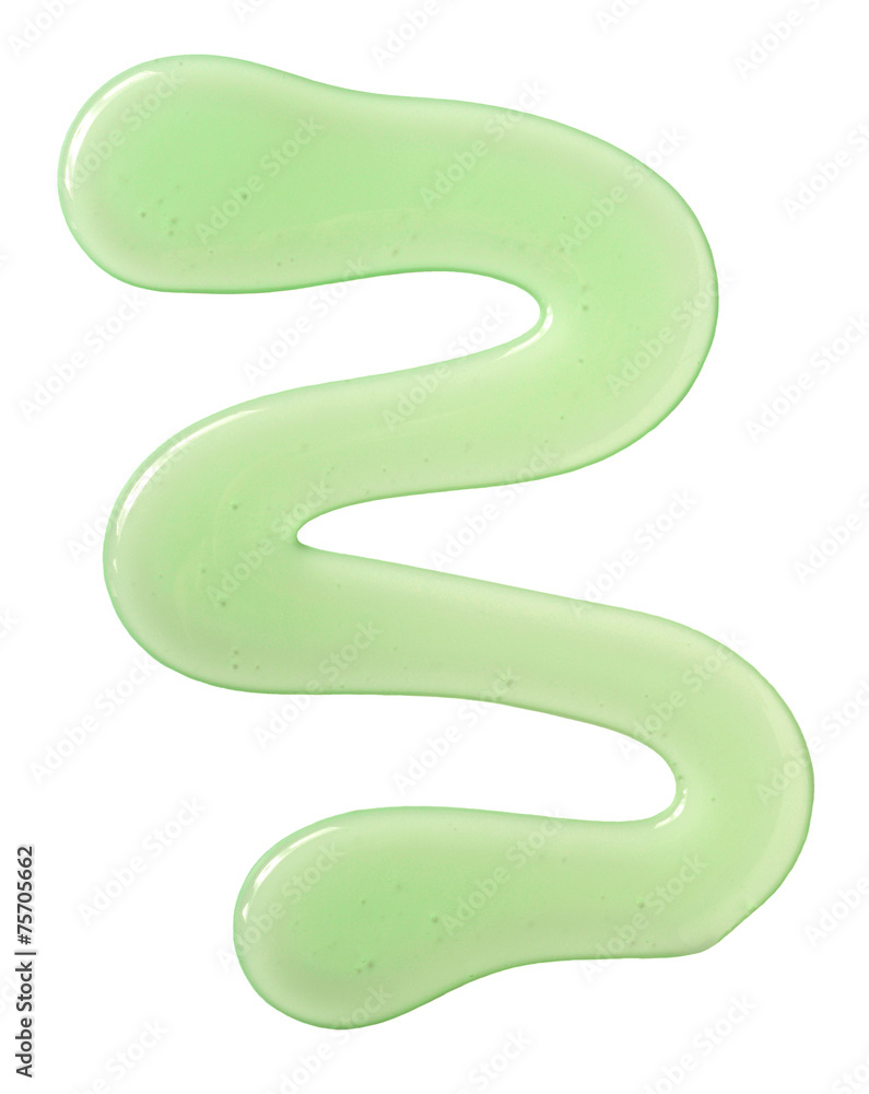 grünes tranparentes Gel grünes tranparentes Gel