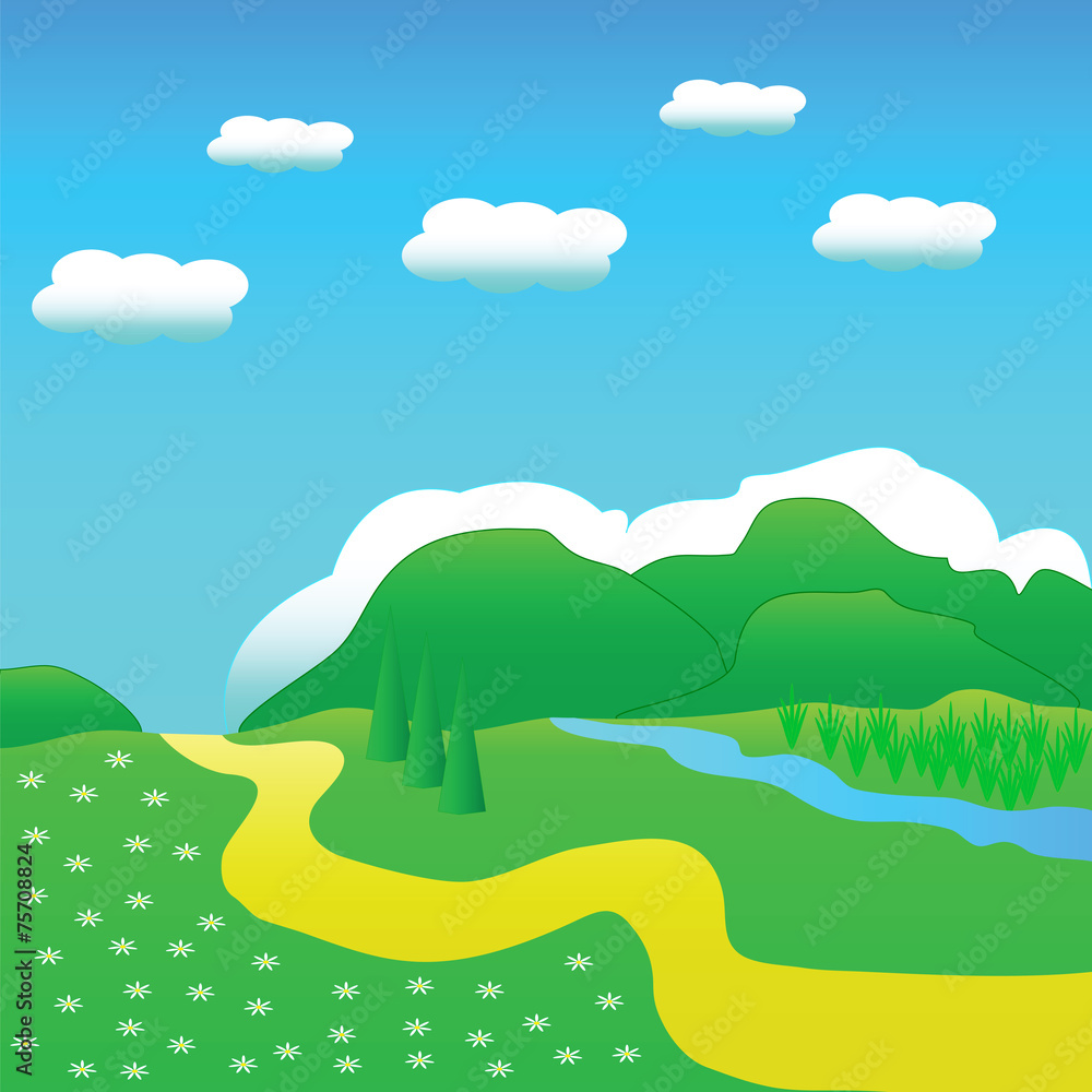 Fototapeta premium Landscape