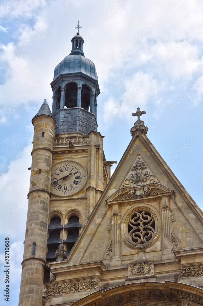 Eglise Saint-Etienne-du-Mont, Place Sainte Geneviéve, Paris